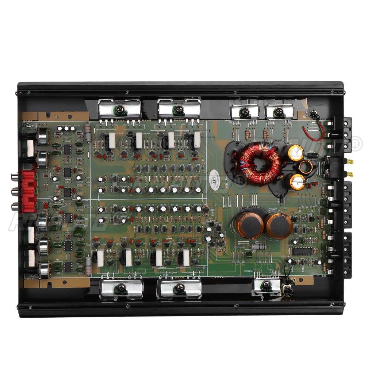 12V 9900W Car Amplifier Multichannel Powerful Car Audio Subwoofer Aluminum Alloy Vehicle Power Stereo Amp Car Sound Amplifiers