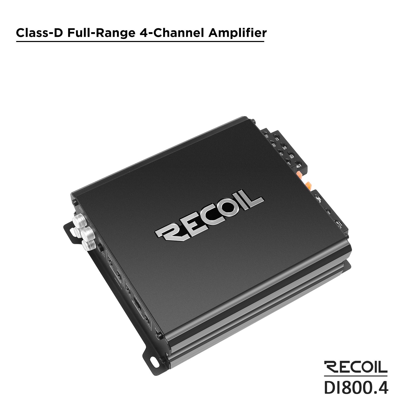 DI800.4 Is a Super Powerful, Efficient, and Highly Reliable Four Channel Class-D Full-range Car Amplifier