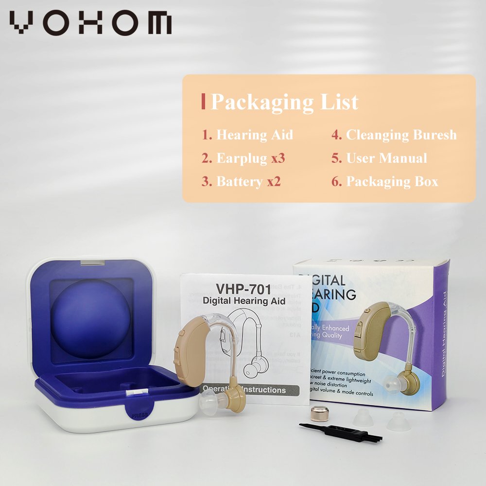 Hearing Improvement Equipment High Quality Sound Amplifier Digital Hearing Aid for Hearing Loss People