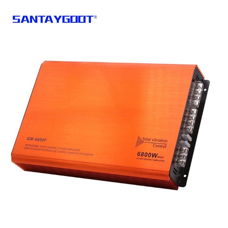 OEM Aar Audio Power Amplifier 12V Class AB Car Amplifier 4-channel Car Amp(GM-D9800F)