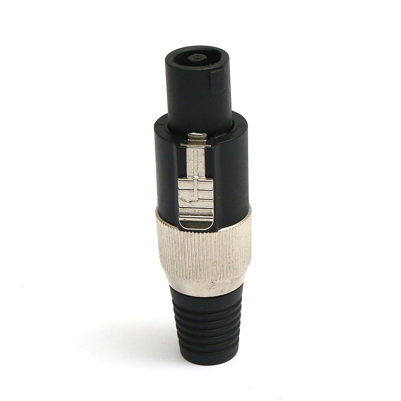 OEM Free Sample 6500-7000 Plug and unplug lifespan Speaker Connector Electronic components accessories plugs sockets Ohmic heads