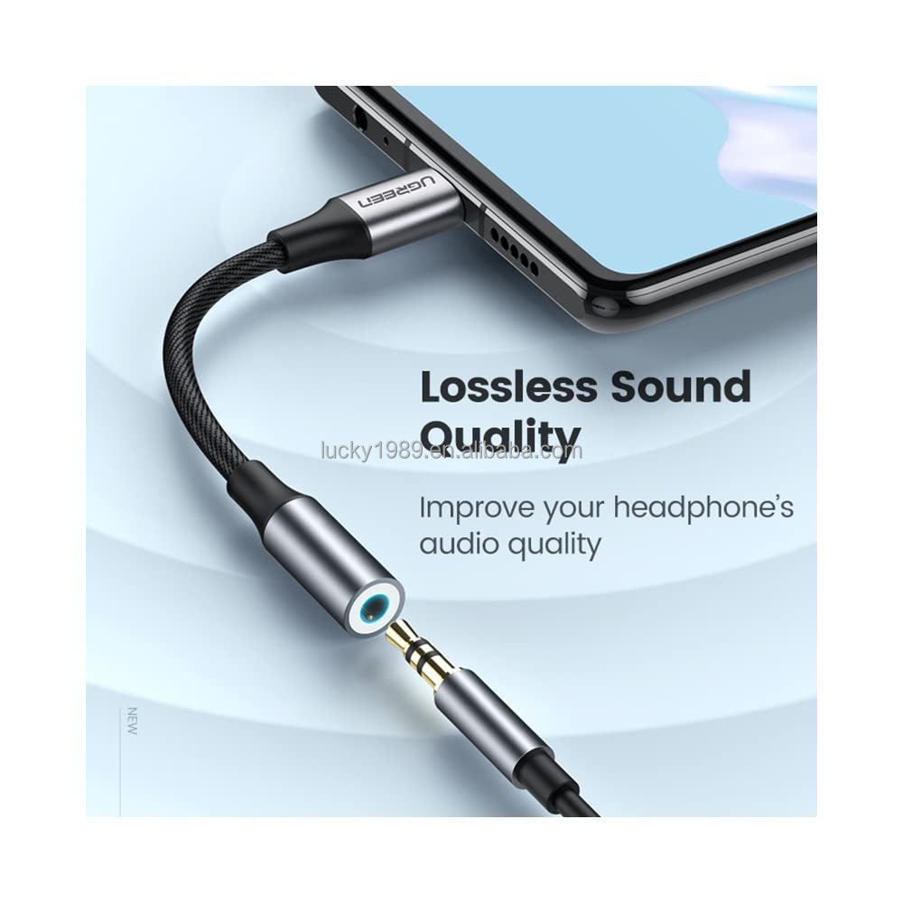Type C 3.5 Jack Headphone USB C to 3.5mm AUX Headphone Adapter Audio Cable 90 Degree