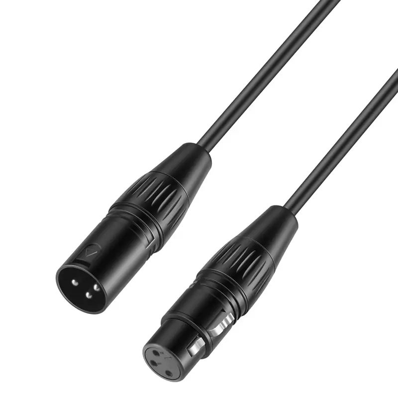 Wholesale 3M 10M 100M Shiled Audio Stereo 3pin Male to Female XLR Microphone Cable