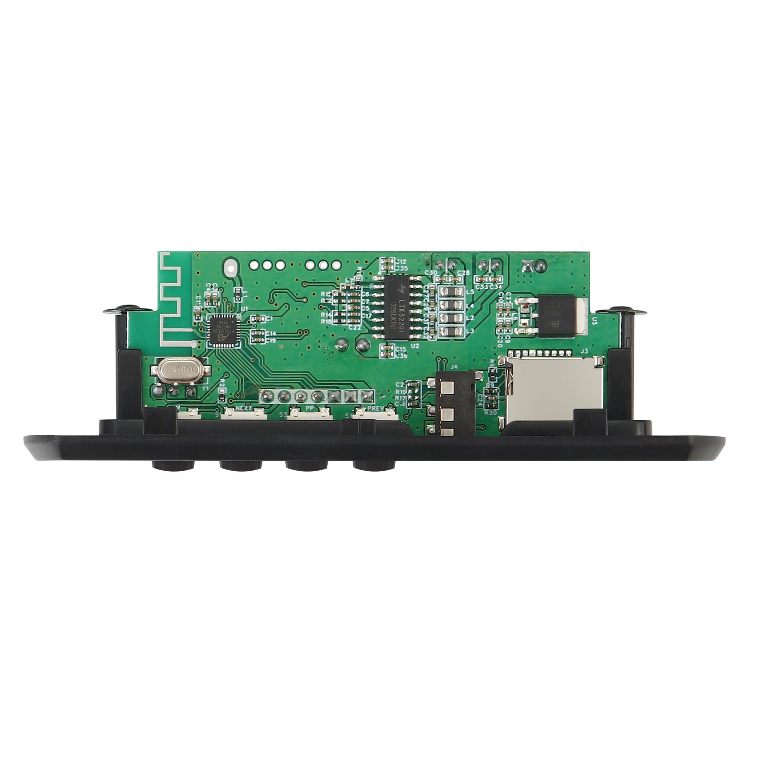 2*25W 50W Amplifier Compatible Bluetooth MP3 Decoder Audio Board 12V USB Power Supply TF FM Radio MP3 Player Car Voice Recorder