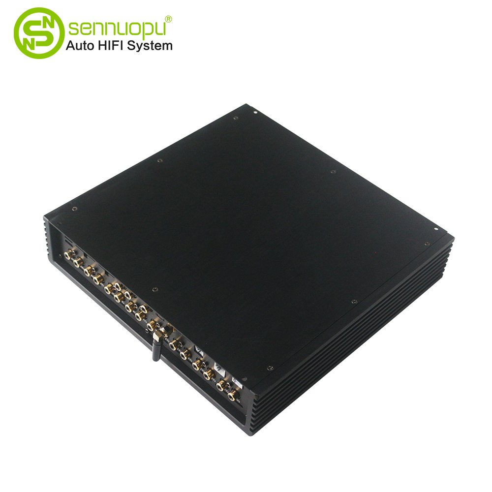 Sennuopu 14 CH Amplifier 16 CH DSP with Class AB and Class D Car Power Amplifiers Audio