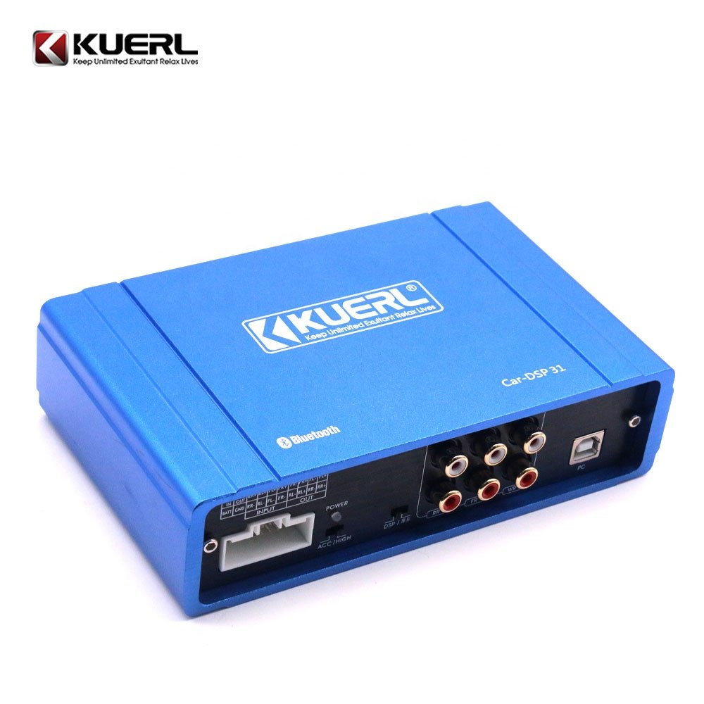 Hot Selling 31 EQ Car Audio Amplifier Processor Stereo DSP Car Amplifier Support Computer / Android Phone
