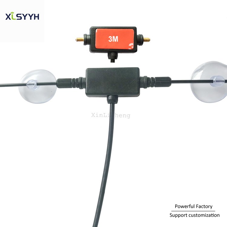 UHF VHF 28dBi HDTV patch aerial amplifier Outdoor high digital antenna for car