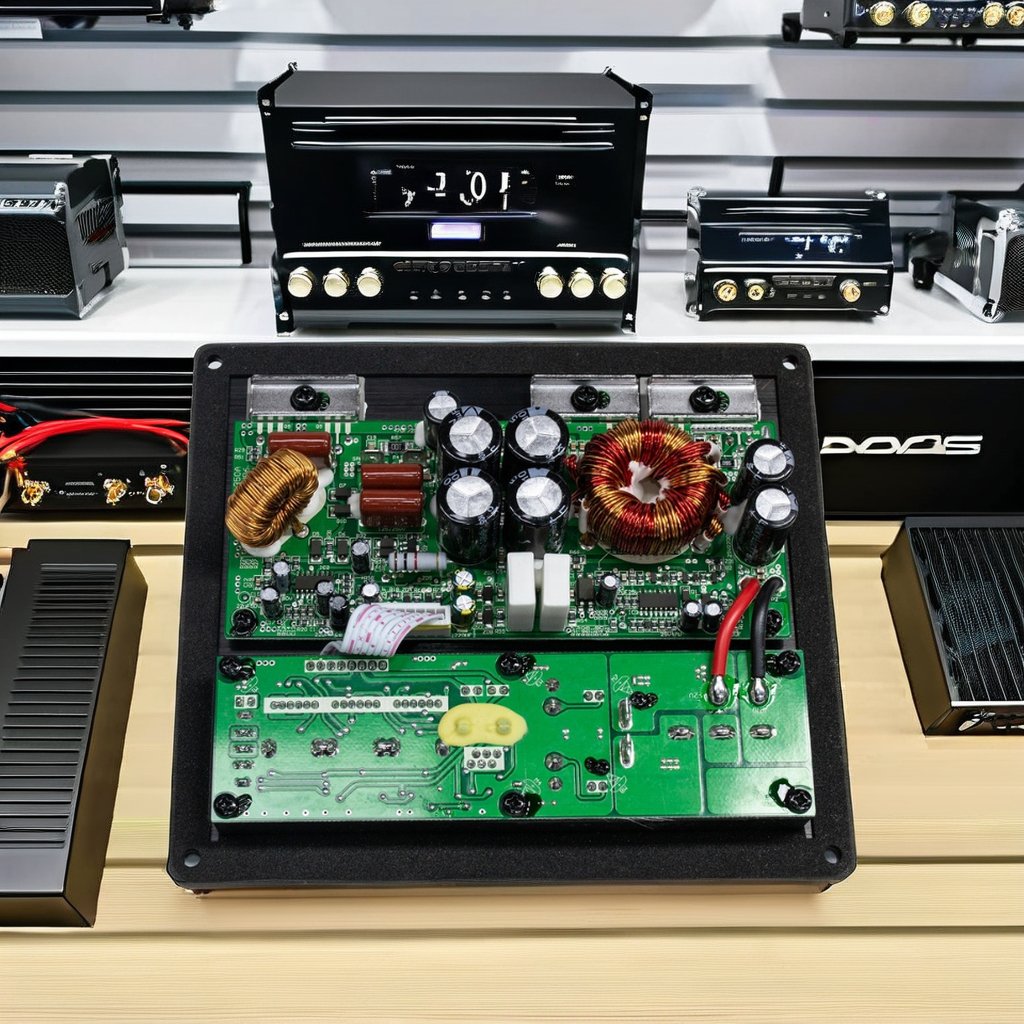 VK 350A Best Price 12V 120W Car Audio Amplifier Board High Quality Mini Class a AB D B Mono Channels