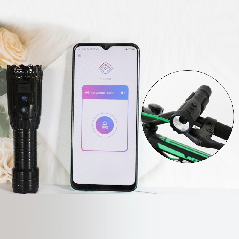 HD Camera bike light bicycle light camping accesorios light with magnet rechargeable usb led flashlight
