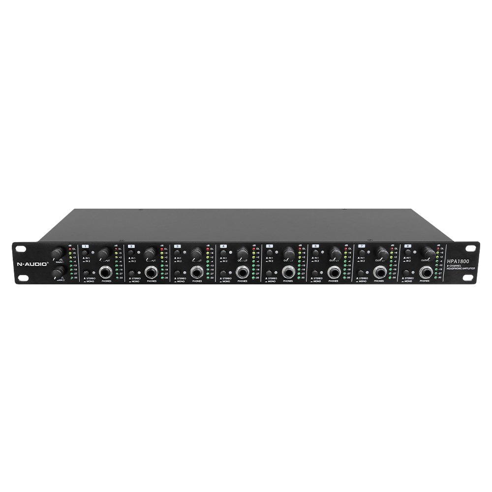 Manufacture Price 8-channel High-quality Headphone Amplifier for Control Room