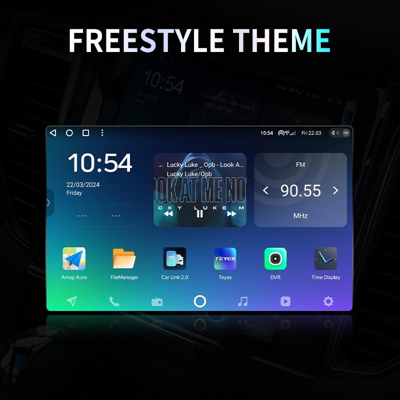 TEYES Stream CC3 2K 11 Inch 13 Inch Universal Screen Car Radio Multimedia Video Player Navigation GPS Android No 2din 2 Din