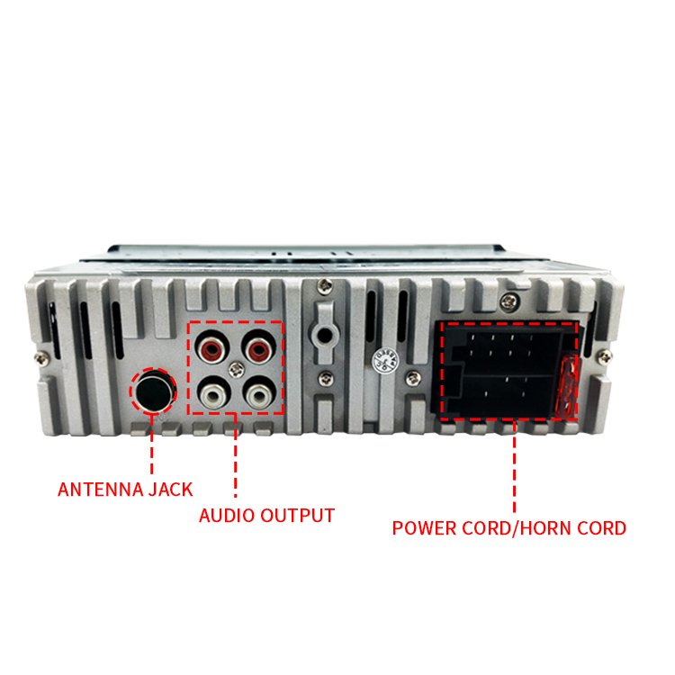 Car Stereo Amplifiers 520 Single Din Stereo Radio Player Car Audio Amplifier