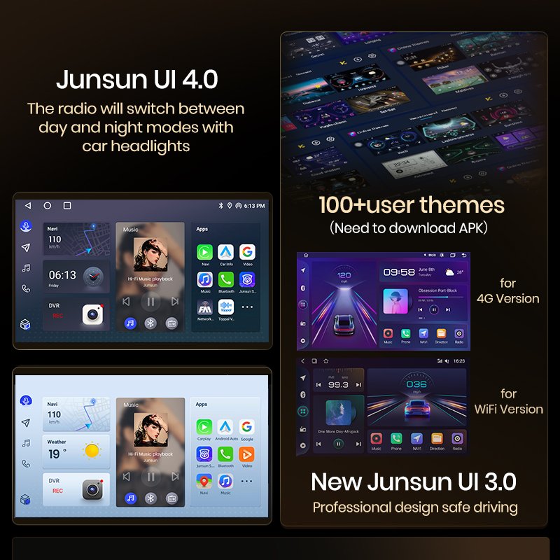 Junsun V1 EU Stock Android Car Radio for Fiat Grande Punto 2005-2012 Apple Carplay Multimedia 6 Inch Touch Screen DVD Player