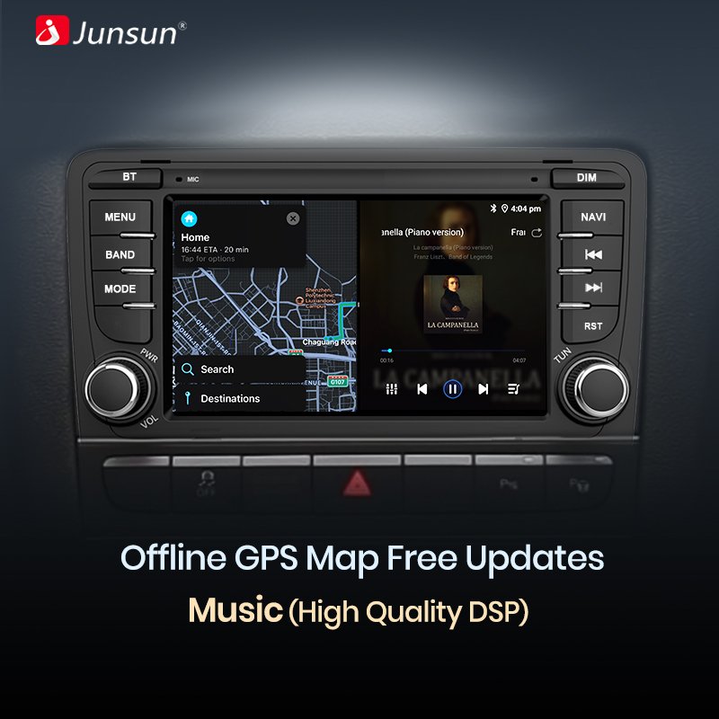 Junsun V1 EU Stock Android Car Radio for Fiat Grande Punto 2005-2012 Apple Carplay Multimedia 6 Inch Touch Screen DVD Player