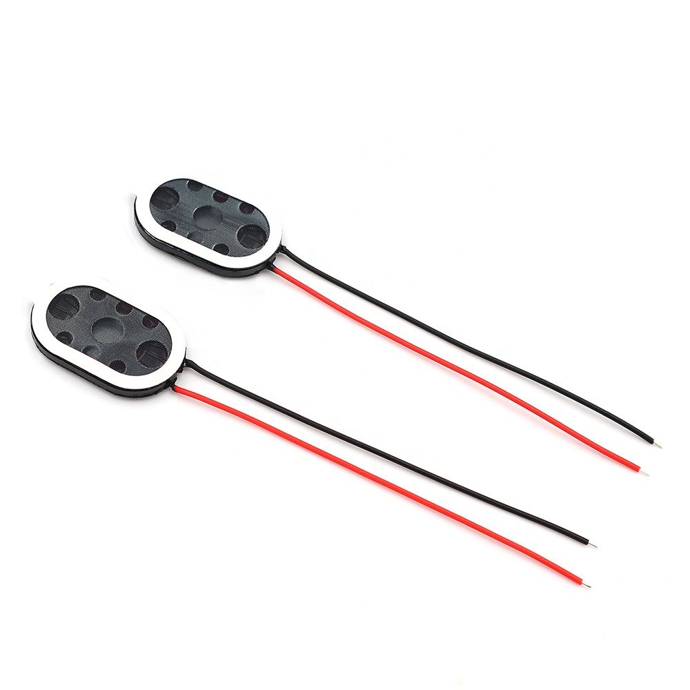 24*15MM 8 Ohm 1W Micro Oval mini Speaker with Wire 2415 Plastic Inner Magnetic Runway Horn Accessories Acoustic Components