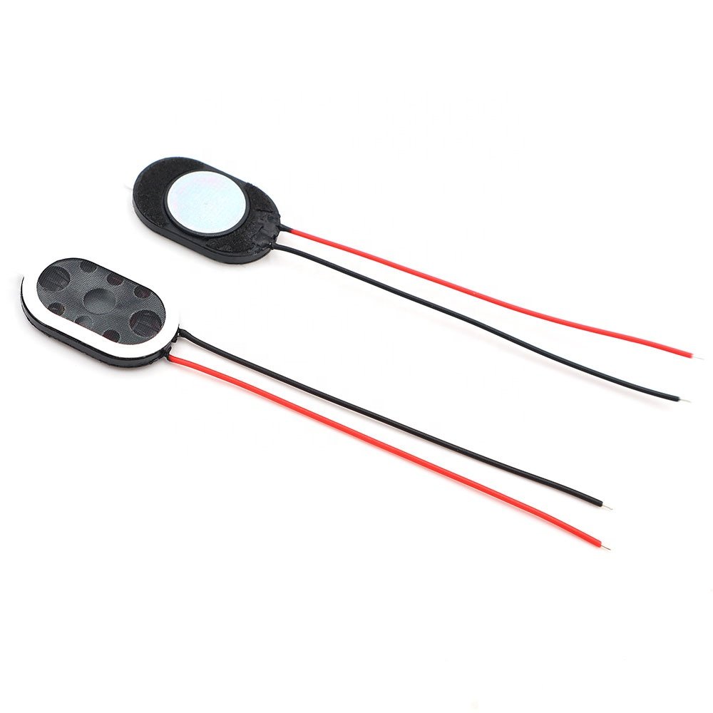 24*15MM 8 Ohm 1W Micro Oval mini Speaker with Wire 2415 Plastic Inner Magnetic Runway Horn Accessories Acoustic Components