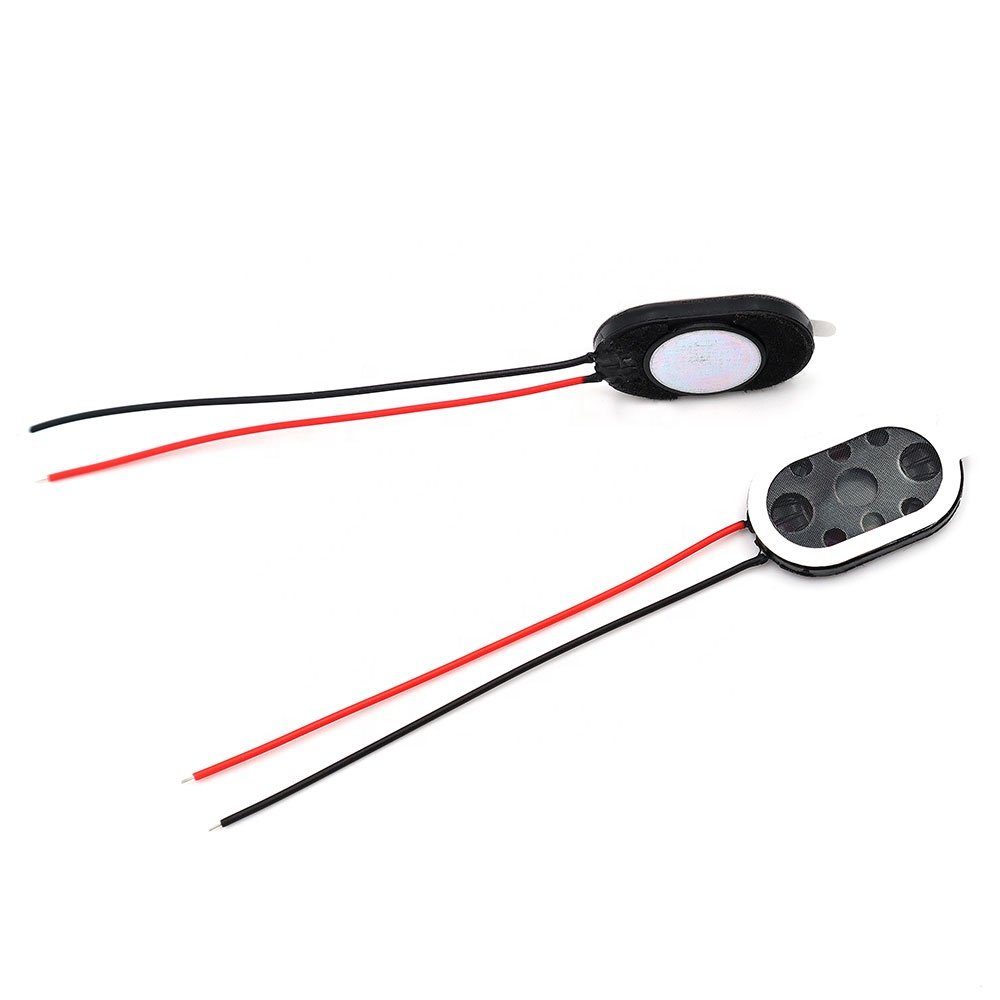 24*15MM 8 Ohm 1W Micro Oval mini Speaker with Wire 2415 Plastic Inner Magnetic Runway Horn Accessories Acoustic Components