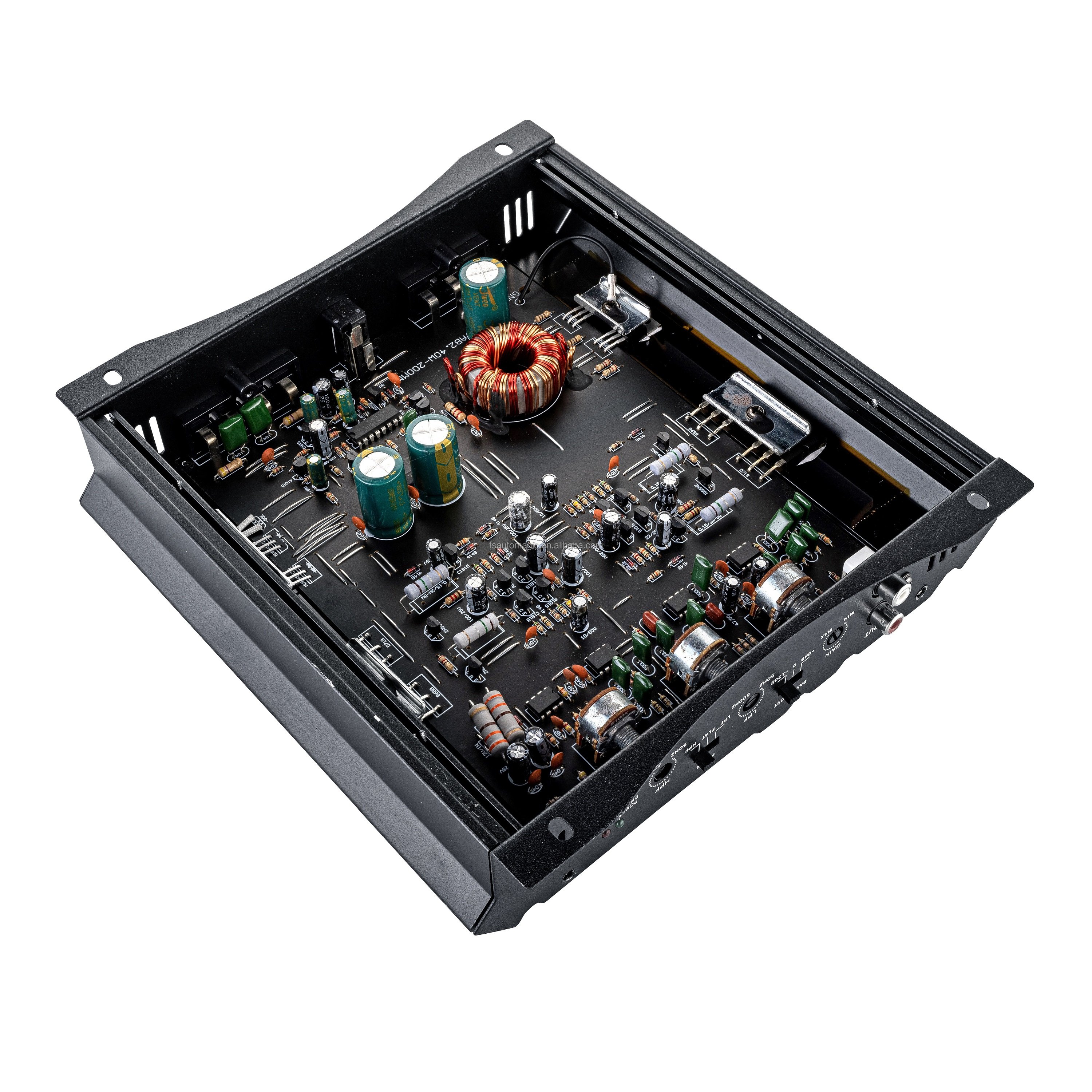 QMF 12V 500w Car Audio Power Amplifier High Power Channel Class AB Subwoofer Audio 8000 Watt Car Amplifier