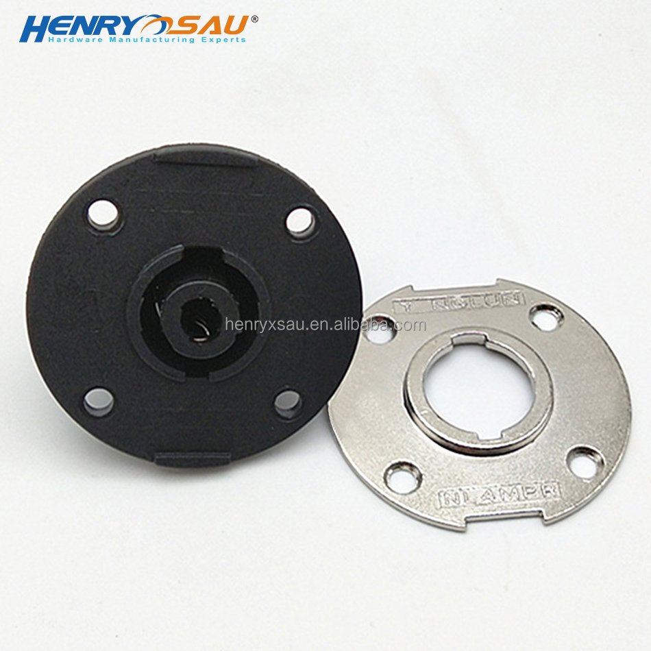4-core professional audio socket cannon power plug round NL4 socket Ohm audio socket with metal plate speakon female connector
