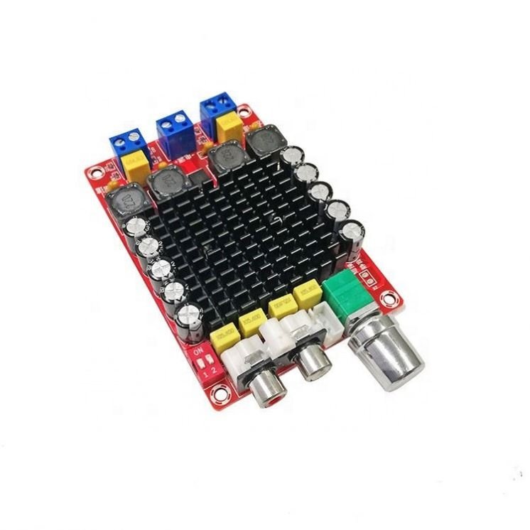 XH-M510 TDA7498 high power digital power amplifier board 2*100W car power amplifier 14-34V