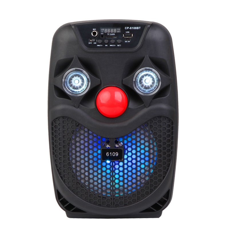 6.5 Inch Bluetooth Portable Bluetooth Speaker Big With Led Lights Song Audio Subwoofer Speakers Mid Range Speakers