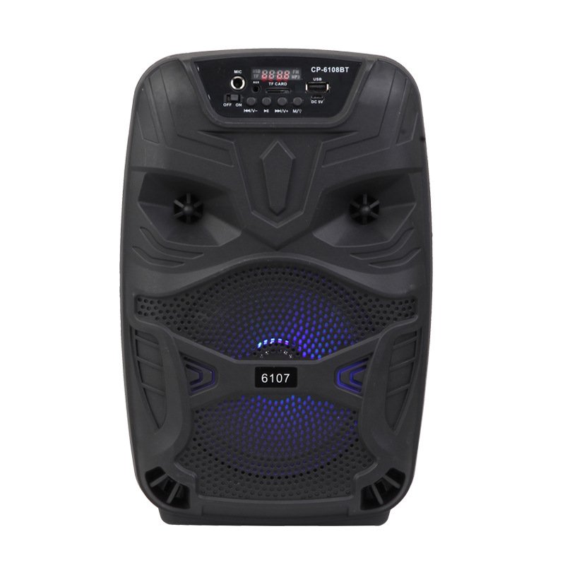 6.5 Inch Bluetooth Portable Bluetooth Speaker Big With Led Lights Song Audio Subwoofer Speakers Mid Range Speakers