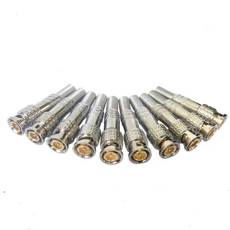 2 Pin Male and Female DC Connector Green Terminal Balun Connector With Screw For Audio Video Coaxial Cable DC power cable