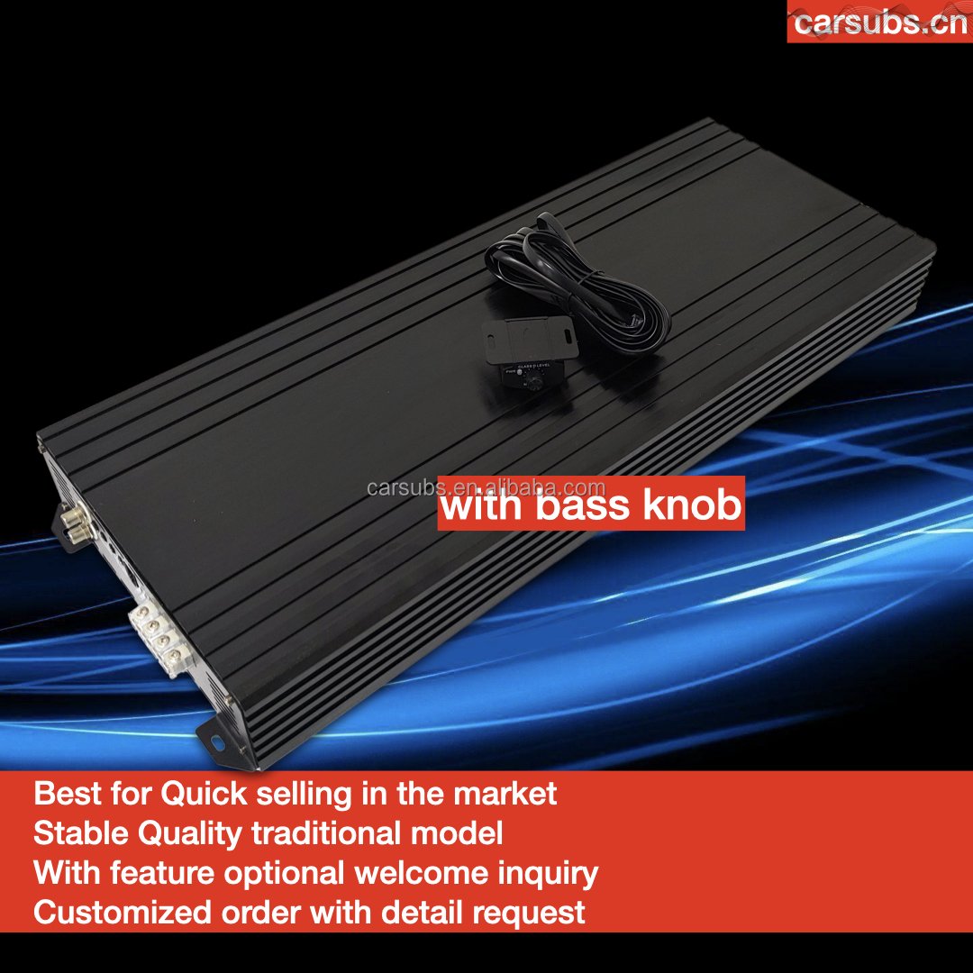 RMS 14000W Brazilian Style Car Subwoofer Amplifier Full Range Strong Bass 28000W Peak Monoblock Car SPL Amplifier Class D