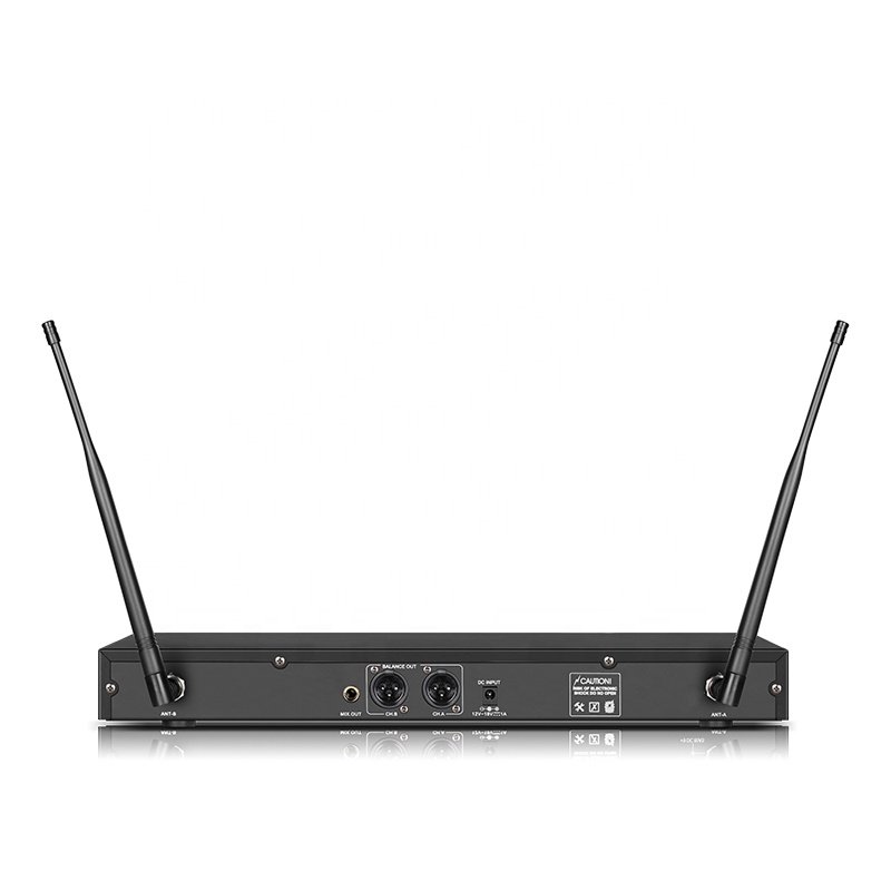 Professional bm688 antenna diversity uhf wireless microphone wireless mic
