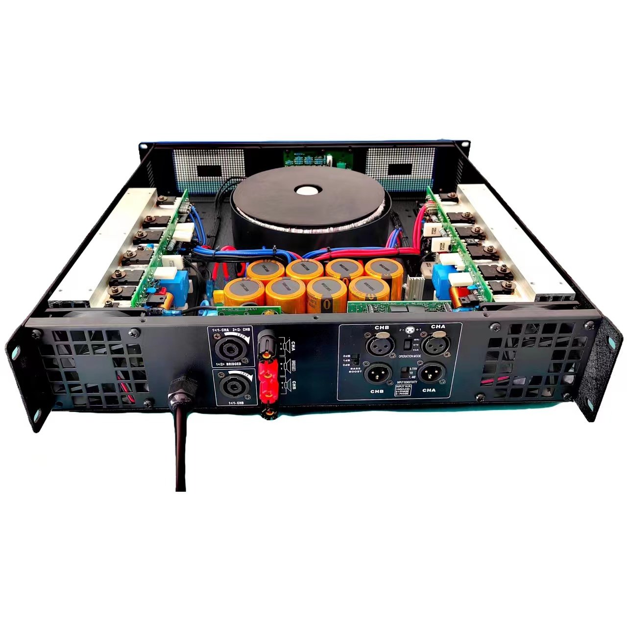650W Hifi Home Audio Subwoofer Amplifier Professional Subwoofer Amplifier Car DSP Amplifiers for Multi-function Hall