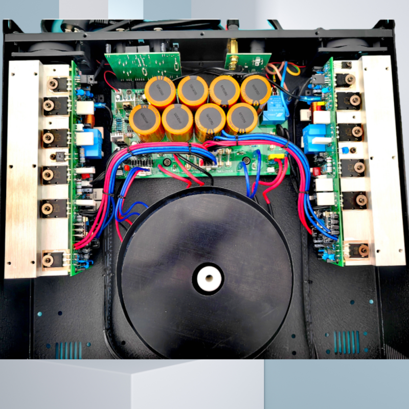 650W Hifi Home Audio Subwoofer Amplifier Professional Subwoofer Amplifier Car DSP Amplifiers for Multi-function Hall