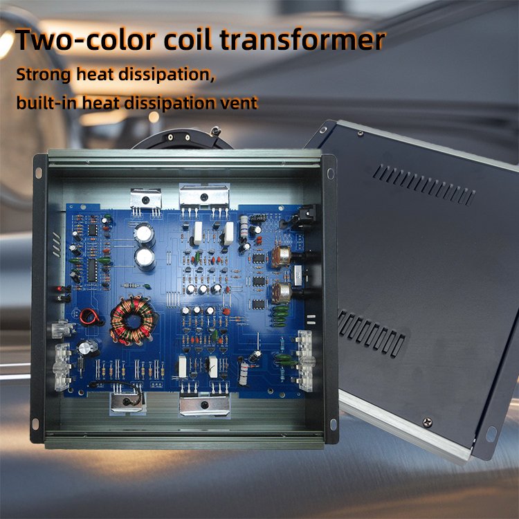 Factory Wholesale High Quality 2 Way Class AB Car Audio Amplifier High Power 2 Channel Car Amplifier