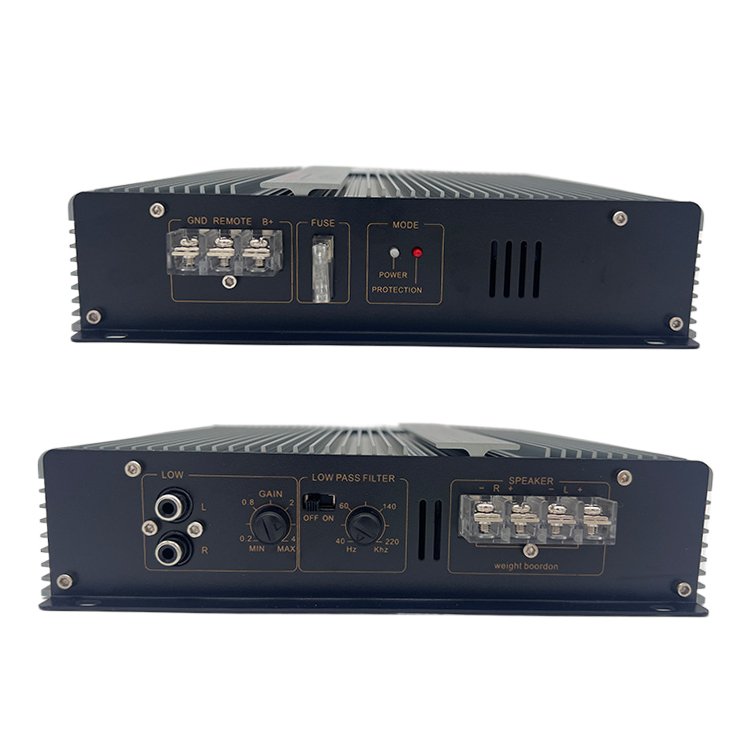 Factory Wholesale High Quality 2 Way Class AB Car Audio Amplifier High Power 2 Channel Car Amplifier