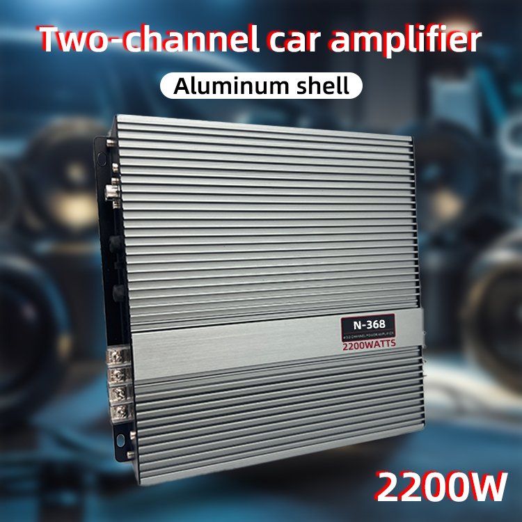 Factory Wholesale High Quality 2 Way Class AB Car Audio Amplifier High Power 2 Channel Car Amplifier