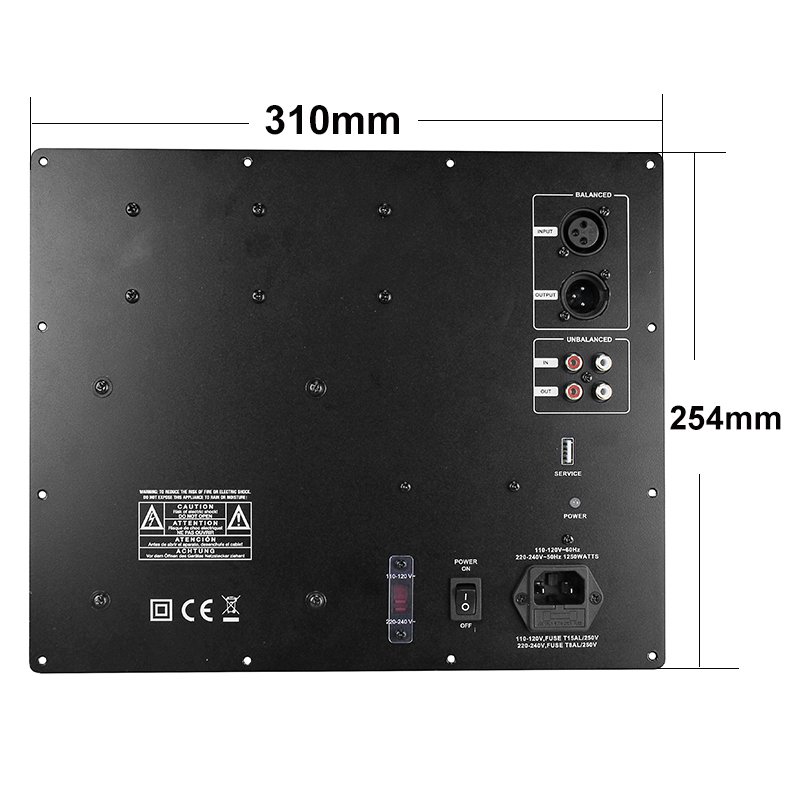 1000watts Class D Power Amplifier With DSP Full Control Subwoofer Amplifier for Home Theater Sound Audio