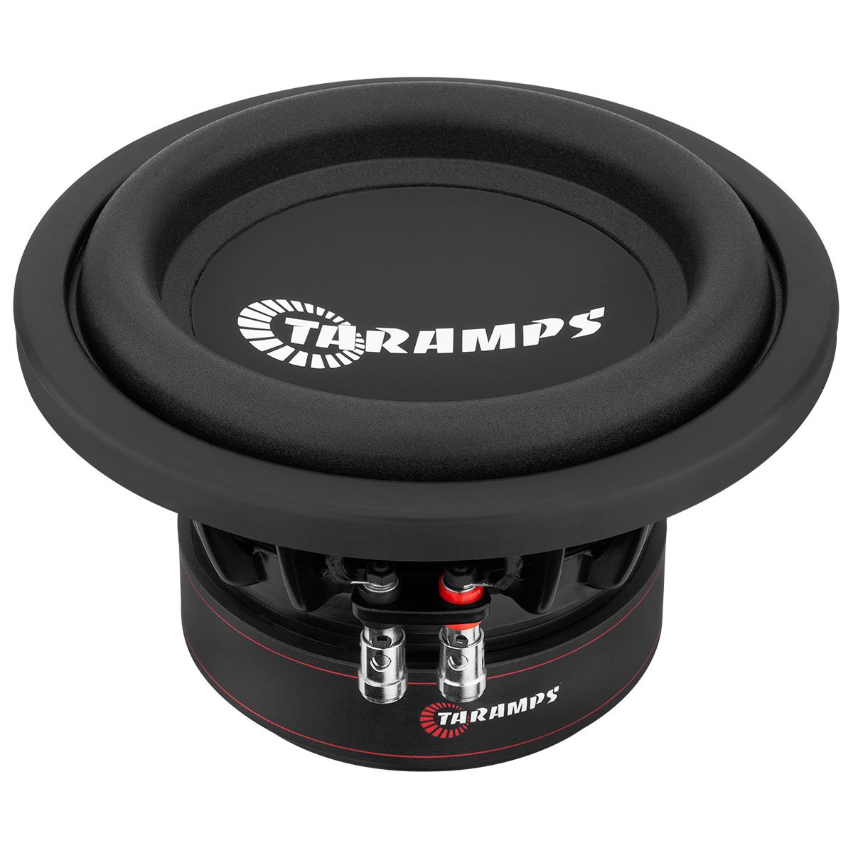 Subwoofer Taramps 8" T1200SW D2 or D4 Ohms Car Audio Speaker 600 Watts Rms 1200W Max Black Color Loudspeaker 8 Inches Powerful
