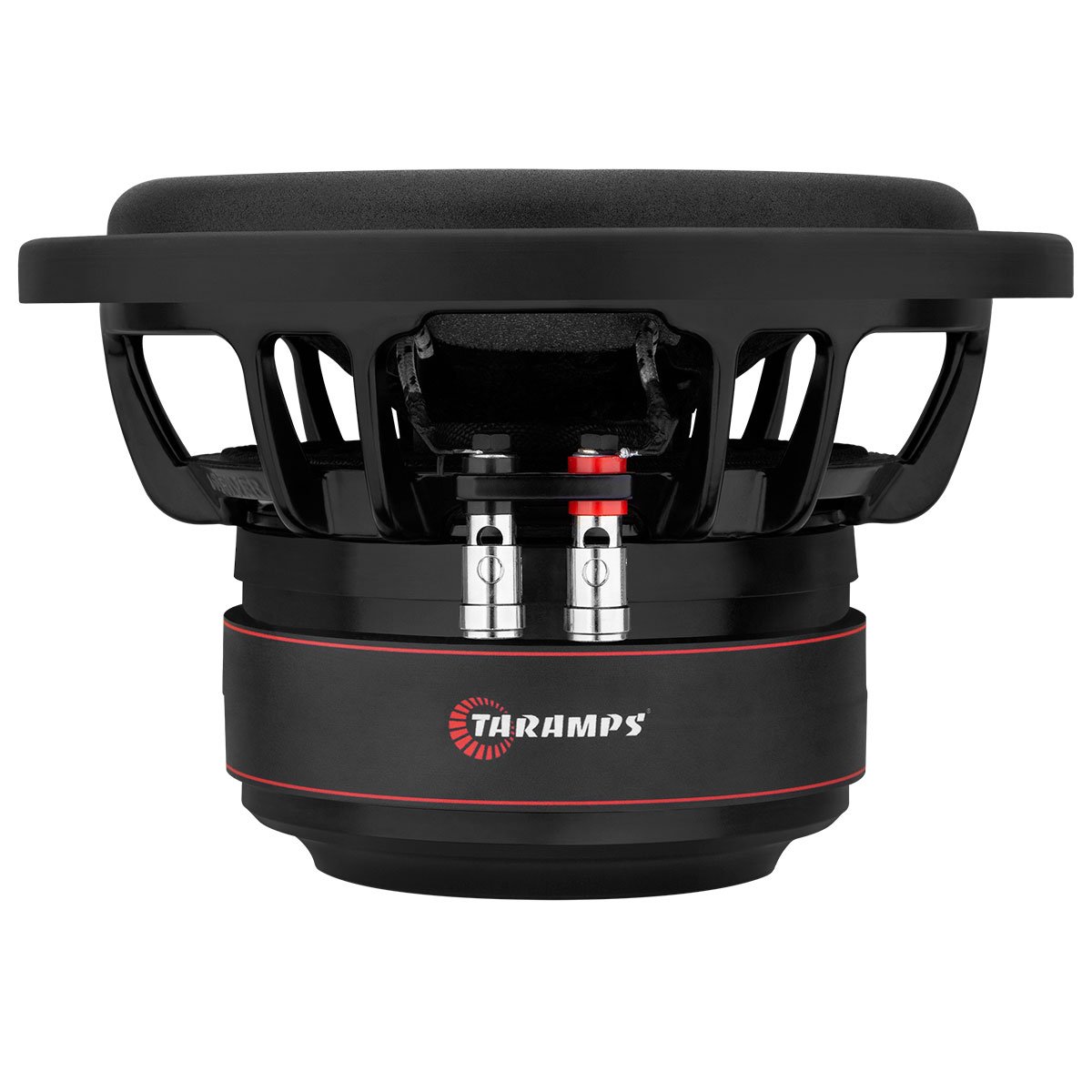 Subwoofer Taramps 8" T1200SW D2 or D4 Ohms Car Audio Speaker 600 Watts Rms 1200W Max Black Color Loudspeaker 8 Inches Powerful