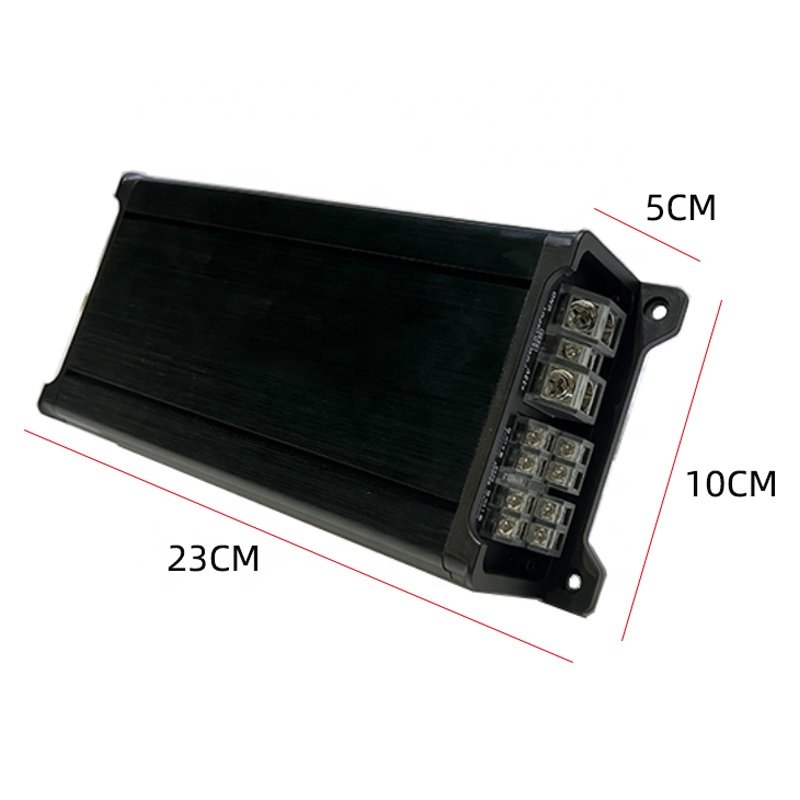 OEM Factory Small Size RMS 100W*4 Car Stereo Amplifier Class d Car Amplifier 4 Channel