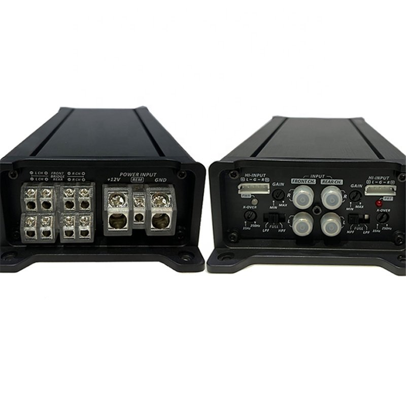 OEM Factory Small Size RMS 100W*4 Car Stereo Amplifier Class d Car Amplifier 4 Channel