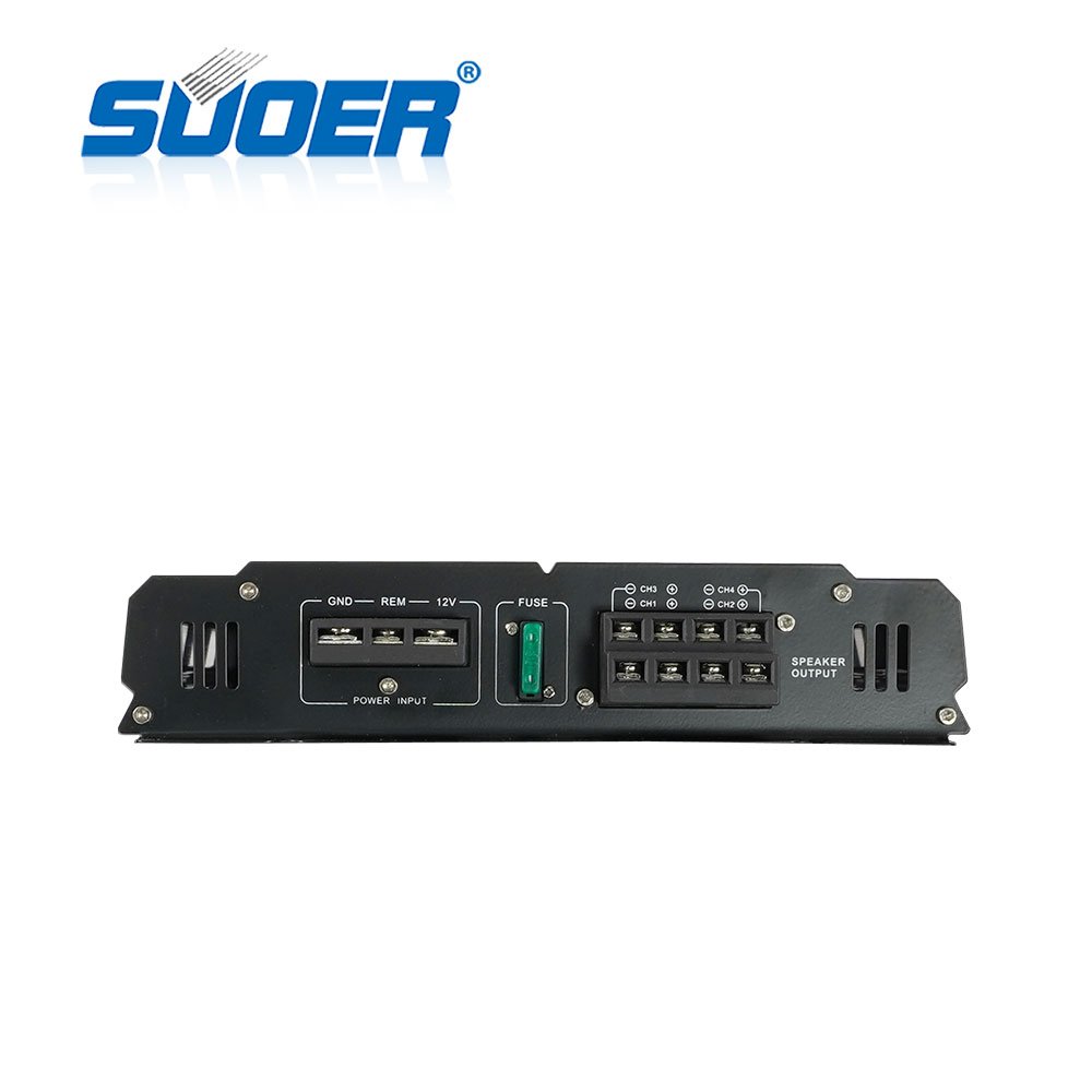 Suoer CA-440-B 4*40 Wats Car Amplifier Classic Series Car Amplifier Good Price