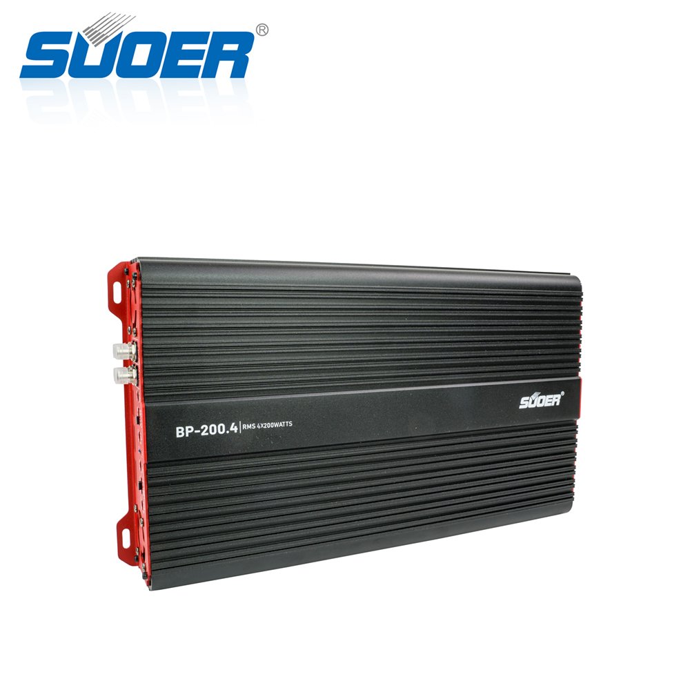 Suoer BP--200.4 4 Channel 200 Watts Car Amplifier Class AB Big Power Amp for Car