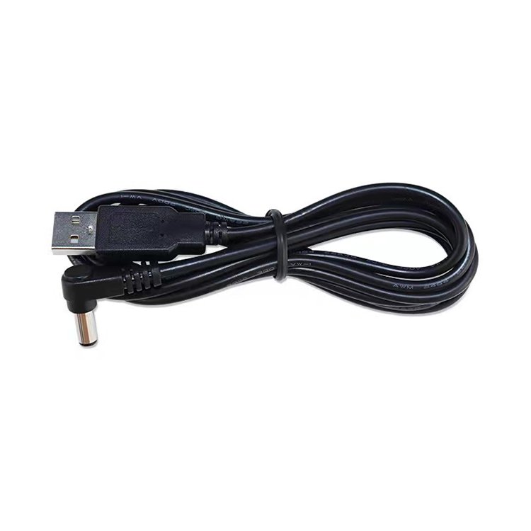USB to DC 4.0 X 1.7mm Jack Power Cable DC Charging Cable 5V USB a to 5.5mmx2.1mm Barrel Jack Plug Male Adapter Cable