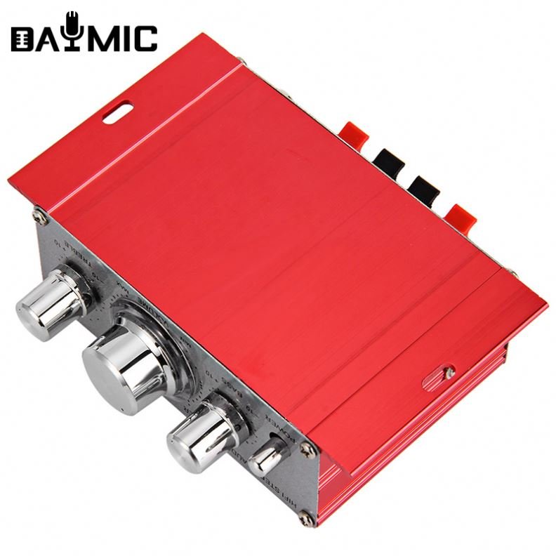 Factory HiFi 12V Mini Car Amplifier 2 Channel Auto Audio Stereo Digital AMP