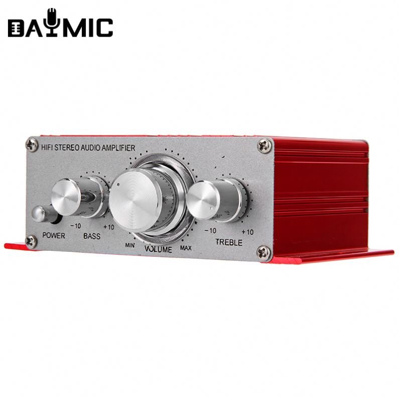 Factory HiFi 12V Mini Car Amplifier 2 Channel Auto Audio Stereo Digital AMP