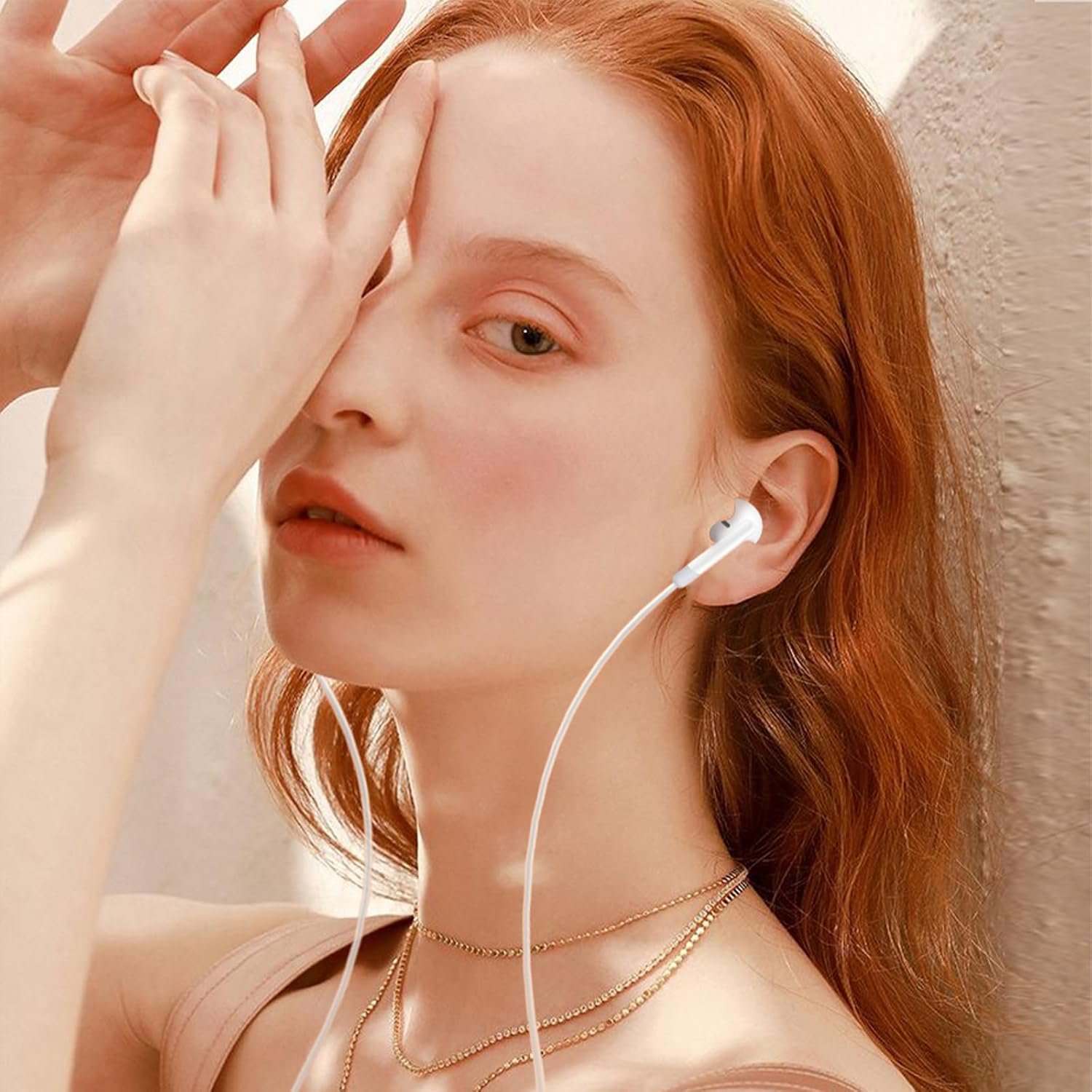 New Type-c Music Earphone Headphone Earphone Stereo Type c Wire Earphone in Ear Earbud for Mobile Phone