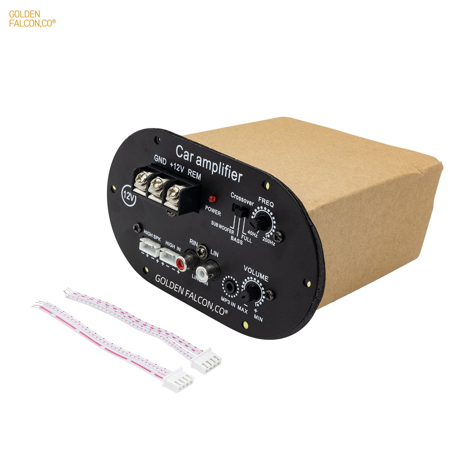 12V Car Power Amplifier Board for Subwoofer Car Audio Amplifier with AUX