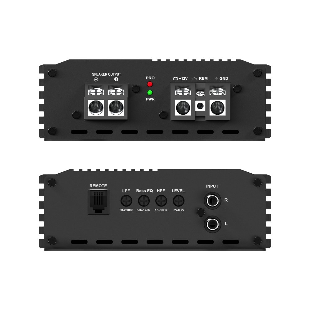 HD-1000.1D Class D Monoblock RMS 1*1000W Max 3000w Compact Size High Power Car Amplifier 12V
