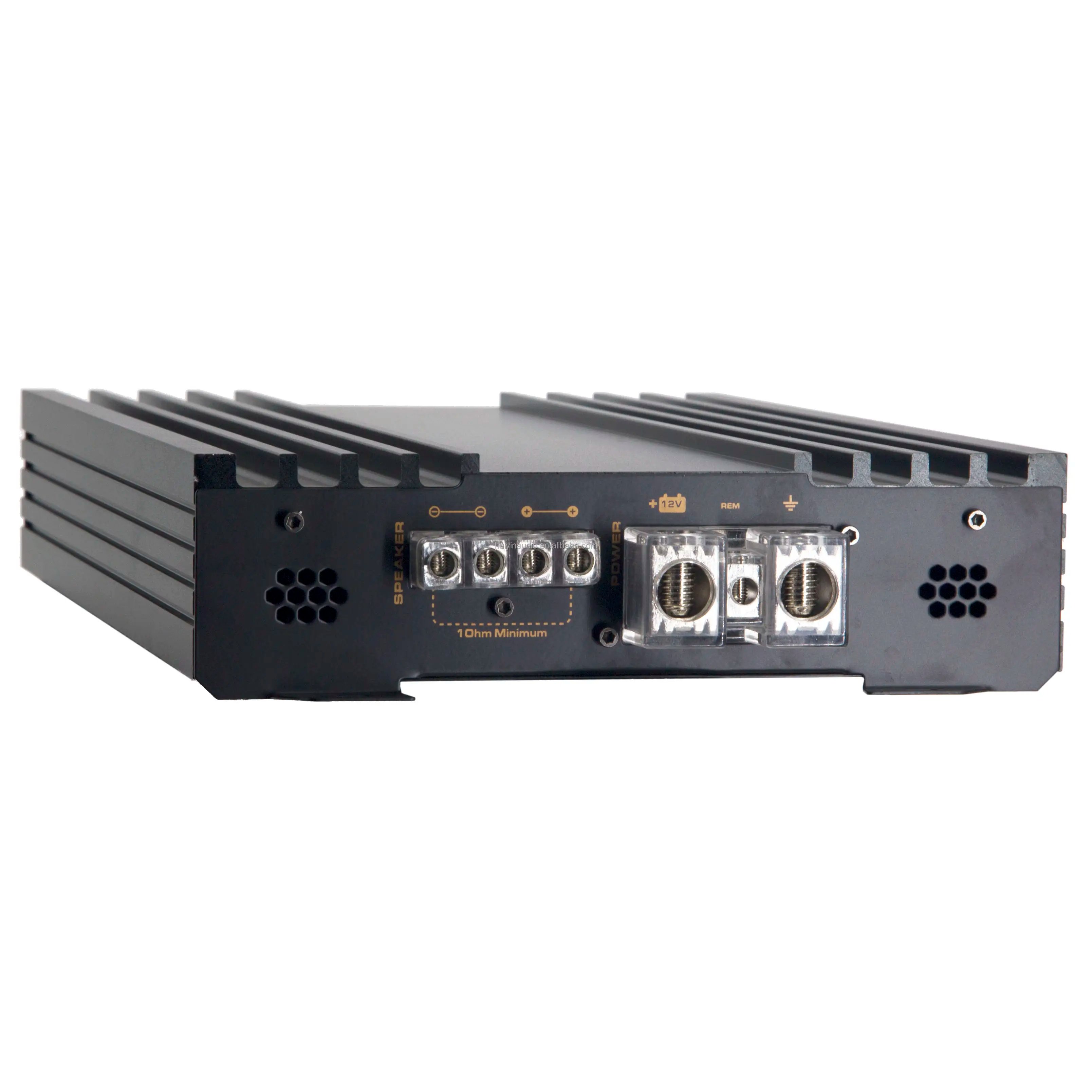 High Power One-Channel Big Power Amplifier for Cars Mini Ford Audio 1500W RMS Big Power Class D Car Amplifier