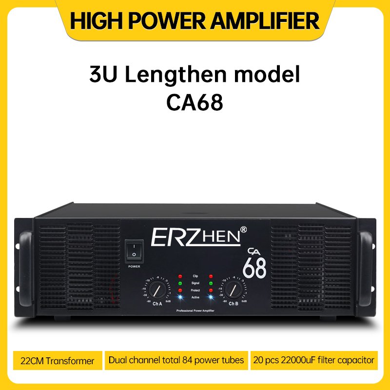 ERZHEN Set Success Rate Amplifier Circuit Switch Class 2-Channel 5000 Watt Brand Professional Audio Power Amplifier