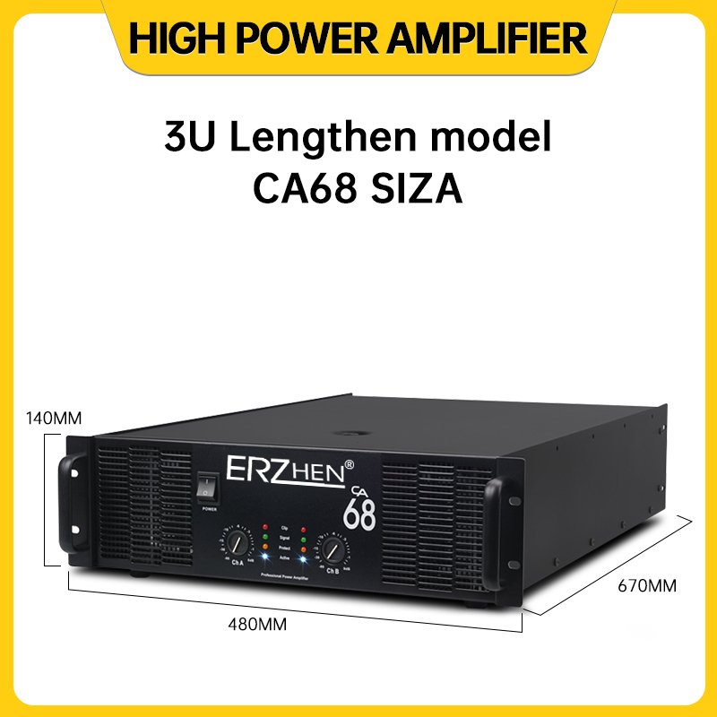 ERZHEN Set Success Rate Amplifier Circuit Switch Class 2-Channel 5000 Watt Brand Professional Audio Power Amplifier